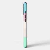 Moderne Eligante Retro Lijn Monogram Case-Mate iPhone Case (Achterkant / Links)