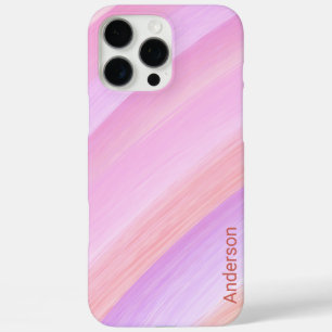Moderne Eligante Retro Lijn Monogram iPhone 16 Pro Max Hoesje