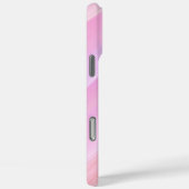 Moderne Eligante Retro Lijn Monogram Case-Mate iPhone Case (Achterkant / Rechts)