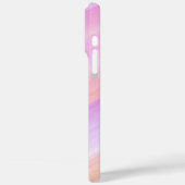 Moderne Eligante Retro Lijn Monogram Case-Mate iPhone Case (Achterkant / Links)
