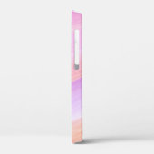 Moderne Eligante Retro Lijn Monogram Case-Mate iPhone Case (Achterkant / Links)