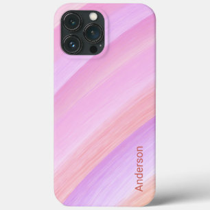 Moderne Eligante Retro Lijn Monogram Case-Mate iPhone Case