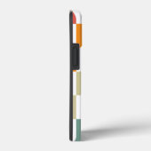 Moderne Eligante Retro Lijn Monogram Case-Mate iPhone Case (Achterkant / Rechts)