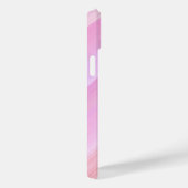 Moderne Eligante Retro Lijn Monogram Case-Mate iPhone Case (Achterkant / Rechts)