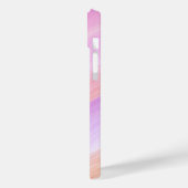 Moderne Eligante Retro Lijn Monogram Case-Mate iPhone Case (Achterkant / Links)