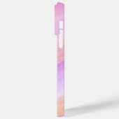 Moderne Eligante Retro Lijn Monogram Case-Mate iPhone Case (Achterkant / Links)