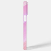 Moderne Eligante Retro Lijn Monogram Case-Mate iPhone Case (Achterkant / Rechts)