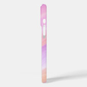 Moderne Eligante Retro Lijn Monogram Case-Mate iPhone Case (Achterkant / Links)