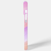 Moderne Eligante Retro Lijn Monogram Case-Mate iPhone Case (Achterkant / Links)
