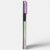 Moderne Eligante Retro Lijn Monogram Case-Mate iPhone Case (Achterkant / Rechts)
