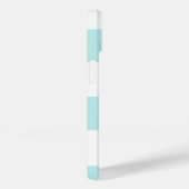 Moderne Eligante Retro Lijn Monogram Case-Mate iPhone Case (Achterkant / Rechts)