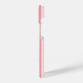 Moderne Eligante Retro Lijn Monogram iPhone Hoesje (Linkerkant)