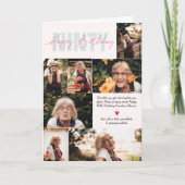 Moderne Elke leeftijd| 7 Foto-collage Kaart (Voorkant)