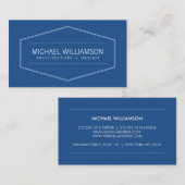 moderne embleem architect, bouwer visitekaartje (Voorkant / Achterkant)