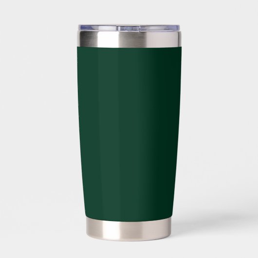 Moderne Emerald Groene en Gouden Chique Bruiloft Geïsoleerde Drinkbeker (Achterkant)