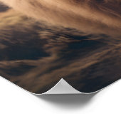 Moderne emotieve hoogland koe poster kunst print (Hoek)