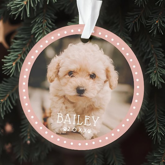 Moderne en afspeelbare Stippen Pet Dog Puppy Paw F Ornament