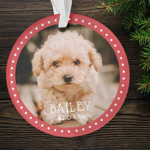 Moderne en afspeelbare Stippen Pet Dog Puppy Paw F Ornament