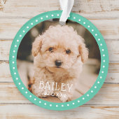 Moderne en afspeelbare Stippen Pet Dog Puppy Paw F Ornament