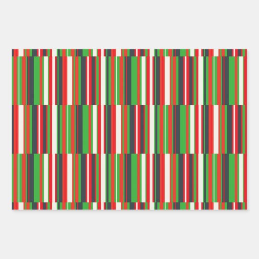 Moderne en artistieke kerst inpakpapier vel (Voorkant)