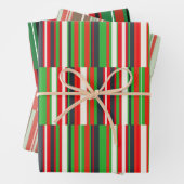 Moderne en artistieke kerst inpakpapier vel (In situ)