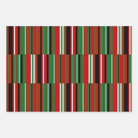 Moderne en artistieke kerst inpakpapier vel (Voorkant 3)