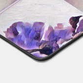 Moderne en artistieke Waterverf Paarse en Violet Bureaumat (Hoek)