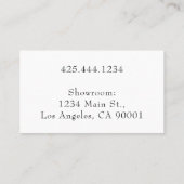 Moderne en artistieke Waterverf Visitekaartje (Achterkant)