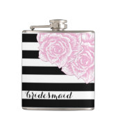 Moderne en chic Bridesmaid Flask Heupfles (Voorkant)