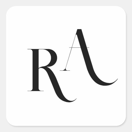 Moderne en chic Wedding Classic Round Sticker (Voorkant)