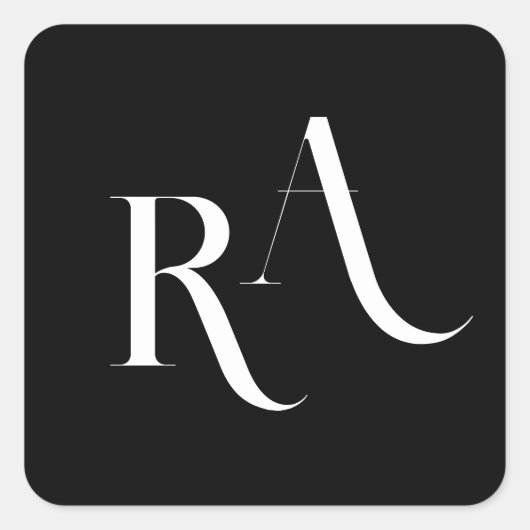 Moderne en chic Wedding Classic Round Sticker (Voorkant)