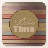 Moderne en decoratieve streep kartonnen onderzetters (Voorkant)