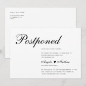 Moderne en eenvoudige briefingkaart voor bruiloft kaart (Voorkant / Achterkant)