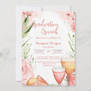 Moderne en eenvoudige bruids brunch uitnodiging