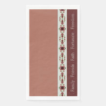 Moderne en eenvoudige bruine Floral