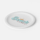 Moderne en eenvoudige buisjes wit papieren bordje (Gekanteld)