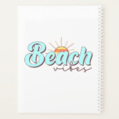 Moderne en eenvoudige buisjes wit planner (Achterkant)