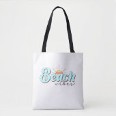 Moderne en eenvoudige buisjes wit tote bag (Voorkant)