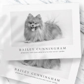 Moderne en eenvoudige foto-Bedankt Vet verpleegkun Bedankkaart