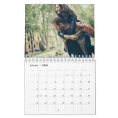 Moderne en eenvoudige grote foto's 2021 kalender (Jan 2026)