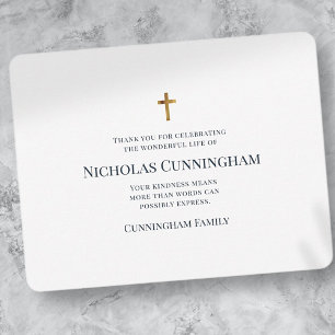 Moderne en eenvoudige herinnering bedankt notitiekaartje