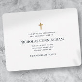 Moderne en eenvoudige herinnering bedankt notitiekaartje