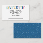 Moderne en eenvoudige 'Hope'-regenboogwissel Informatiekaartje (Voorkant / Achterkant)