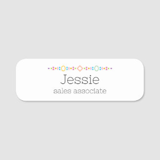 Moderne en Eenvoudige Klassieke Naambadge Naamplaatje