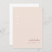 Moderne en eenvoudige persoonlijke artikelen kaart (Voorkant / Achterkant)