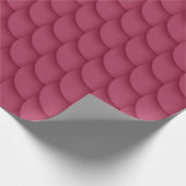 Moderne en eenvoudige rode zeemeerminnen cadeaupapier (Hoek)