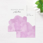 Moderne en eenvoudige roze Ketting-kaart Visitekaartje (Bureau)