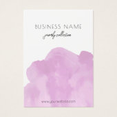 Moderne en eenvoudige roze Ketting-kaart Visitekaartje (Voorkant)