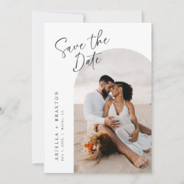 Moderne en Eenvoudige Save The Date Kaart