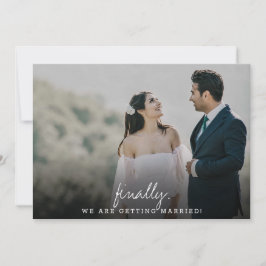 Moderne en eenvoudige, tot slot kalligrafie save the date